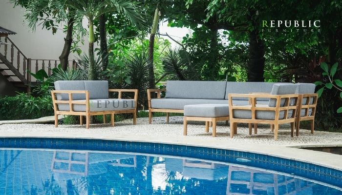outdoor wooden furniture