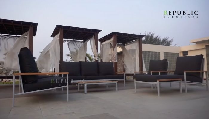 republic furniture teak wood furniture weather resistance