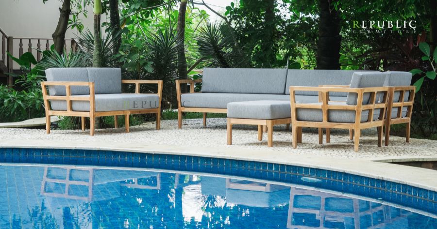 teak outdoor furniture from republic furniture