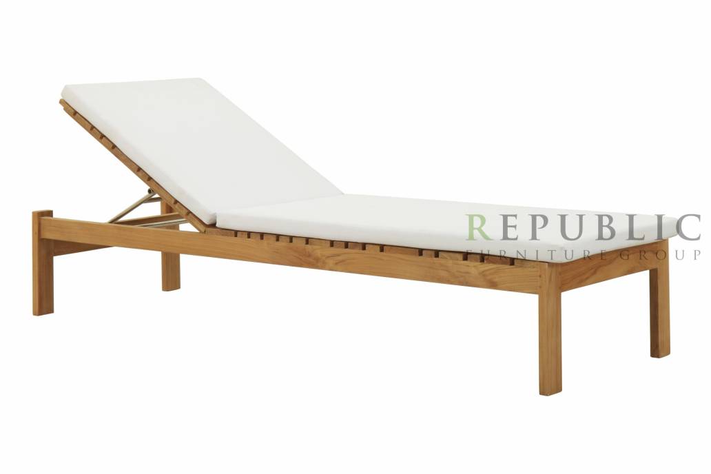 Teak Wood Outdoor Sun Lounger Harbour