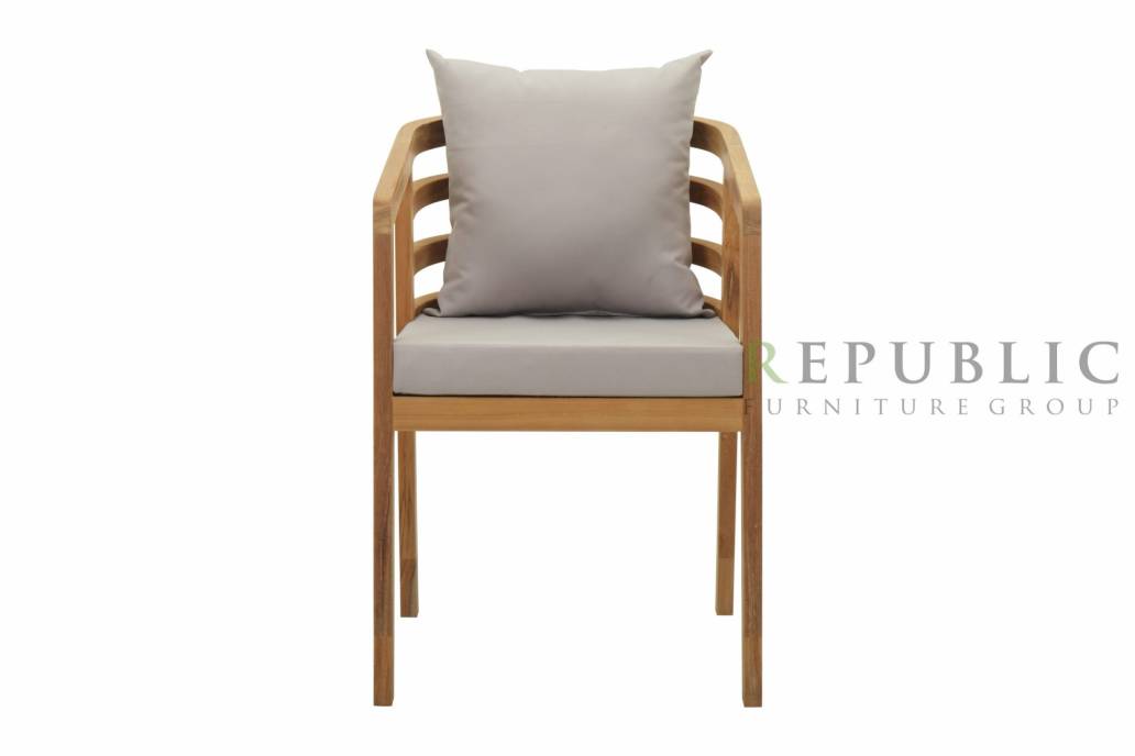Teak Outdoor Armed Dining Chair Vista Dining