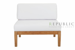 teak outdoor sofa