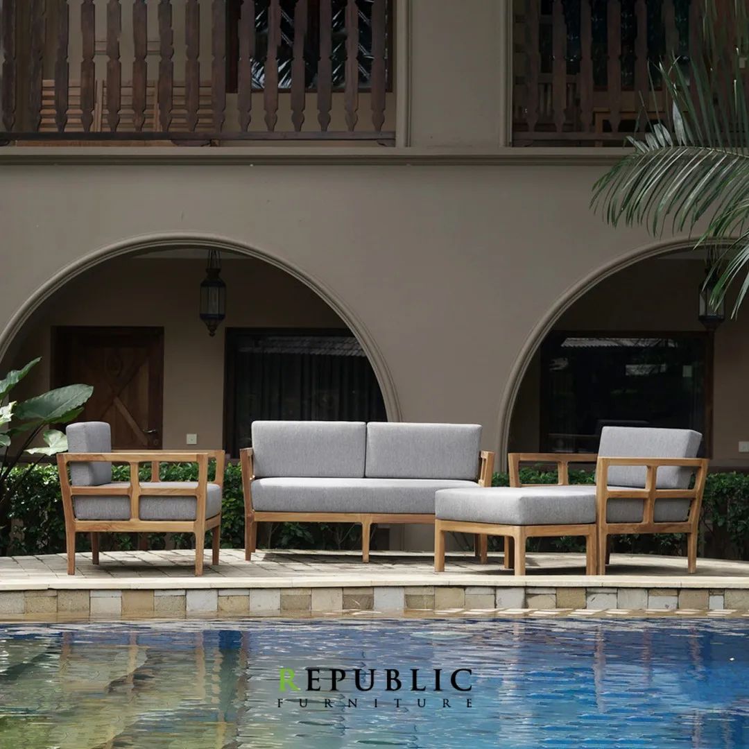 Holding an Exclusive Outdoor Party Tent with Custom Wooden Furniture