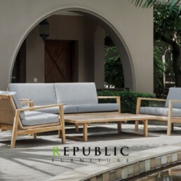 teak acira outdoor furniture set