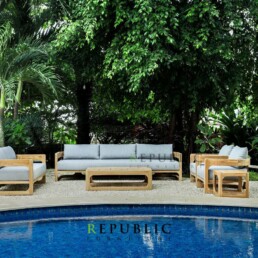 teak wood patio furniture set dakara outdoor