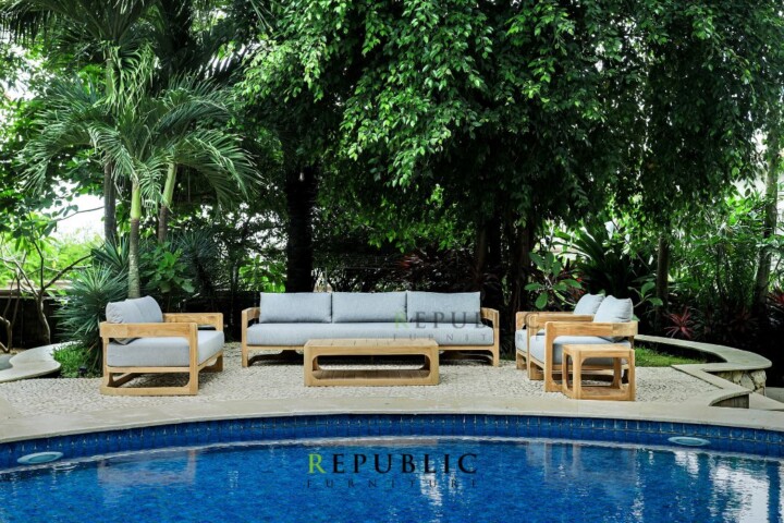 teak wood patio furniture set dakara outdoor