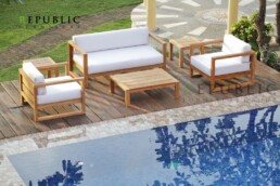 teak wood outdoor set drenthe outdoor