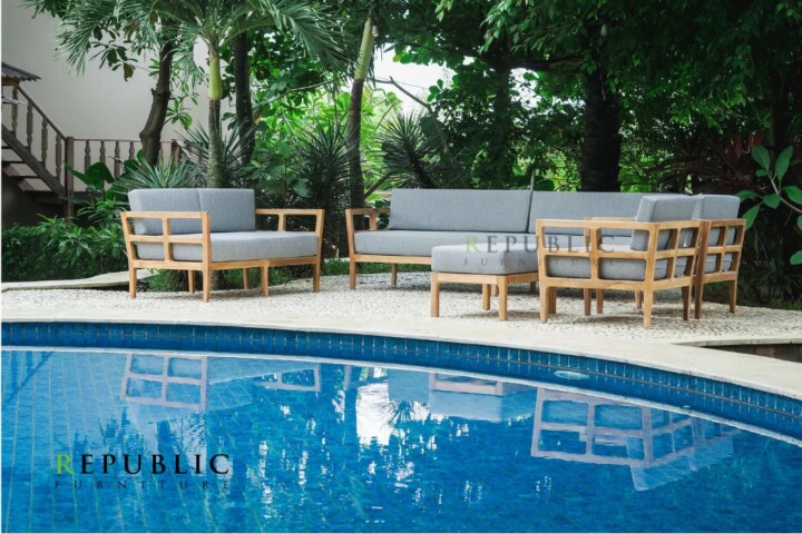 teak wood patio furniture set geya outdoor