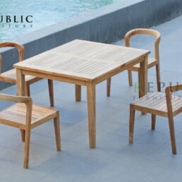 teak outdoor dining set wales
