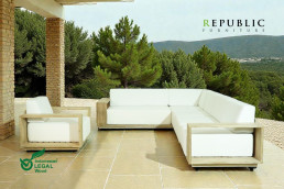 teak outdoor sofa set