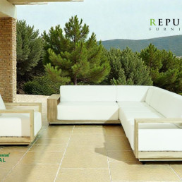 teak outdoor sofa set