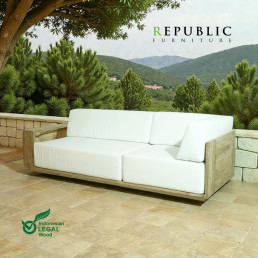 teak outdoor sofas