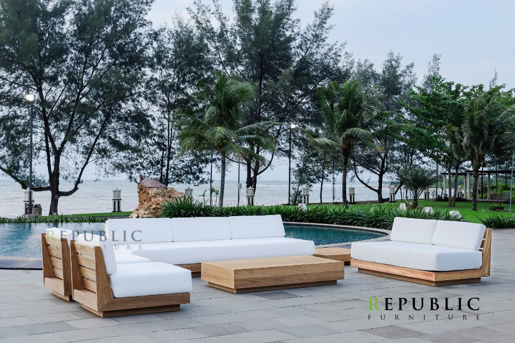 teak patio furniture set