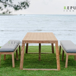outdoor dining sets bench