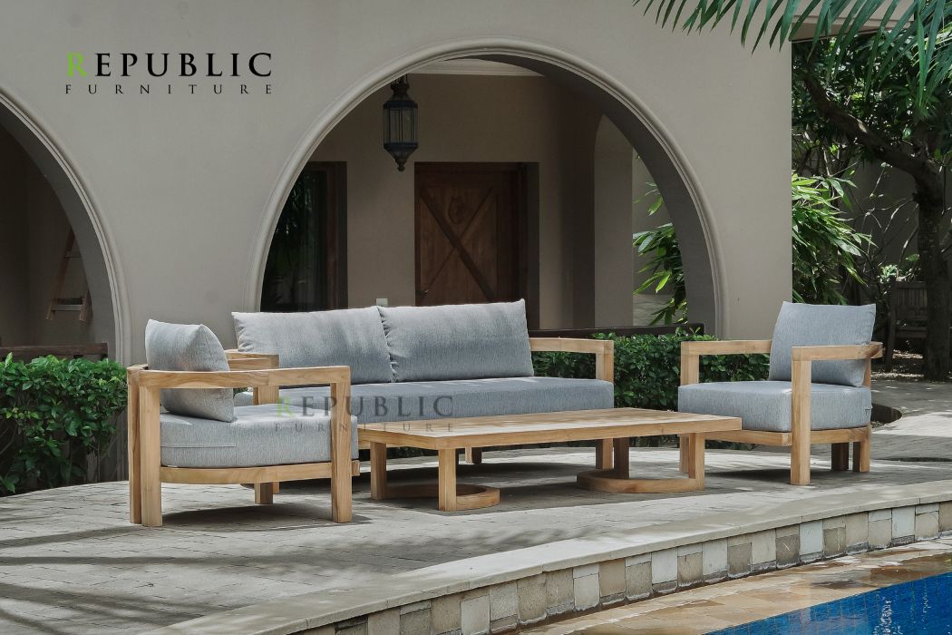 teak garden table