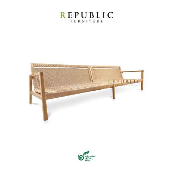 acira outdoor sofa 3 seater