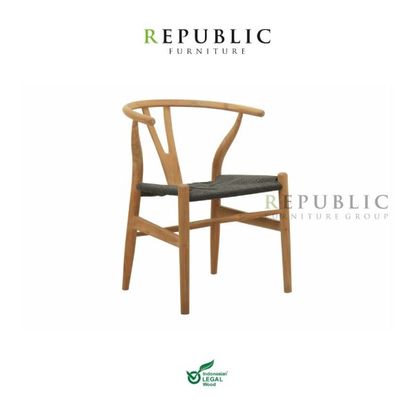 auckland outdoor dining chair armless