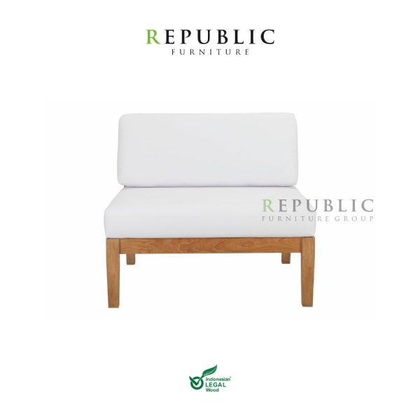 aurora outdoor sofa armless
