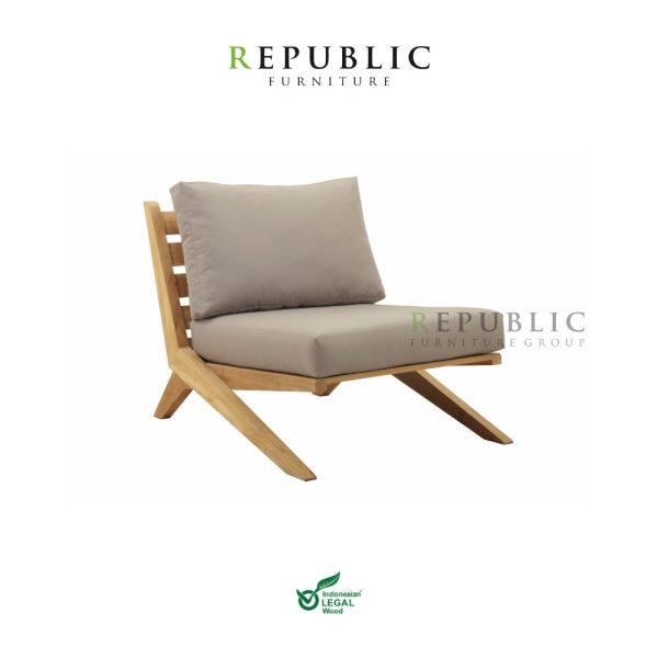 bern outdoor sofa armless