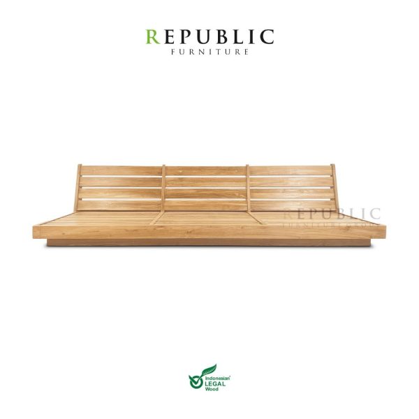 calya outdoor sofa armless 3 seater