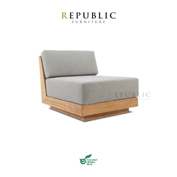 calya outdoor sofa armless