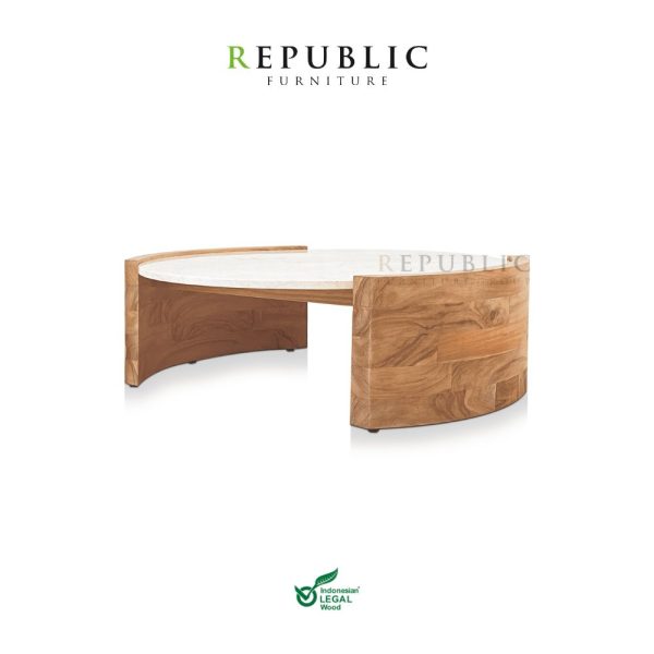gala outdoor coffee table angled view