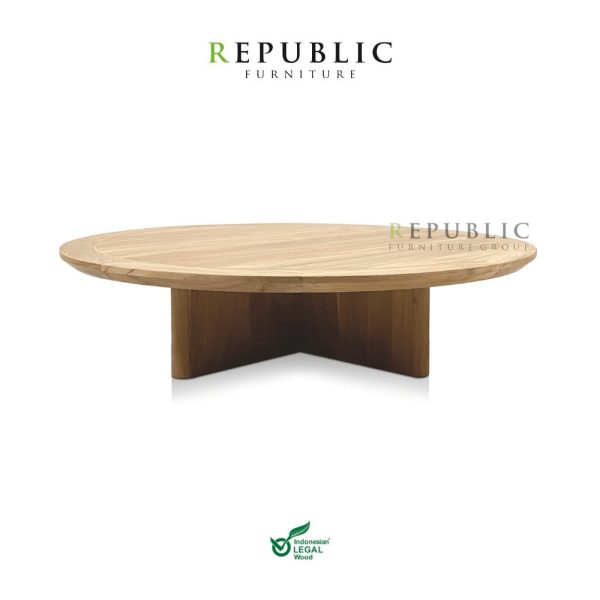 gamel outdoor coffee table round