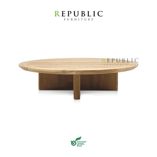 gamel outdoor coffee table round