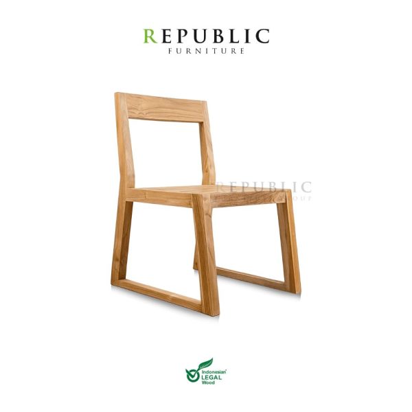 gurnita outdoor dining chair armless