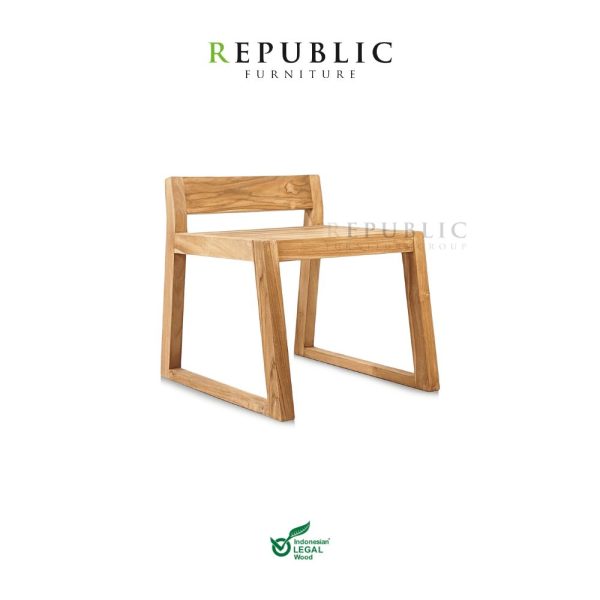 gurnita outdoor dining chair without rest