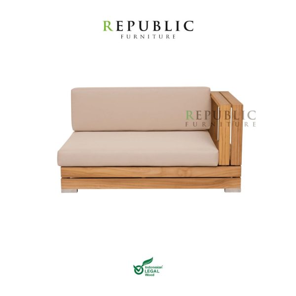 korsika outdoor sofa loveseat left
