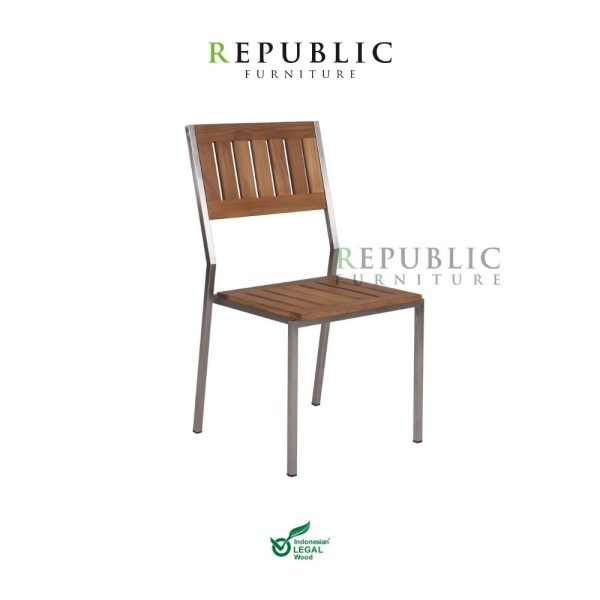 raquel outdoor armless dining chair