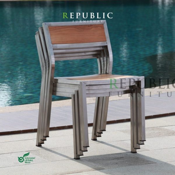 raquel outdoor armless dining chair